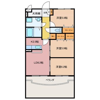 間取図 インシエーメ