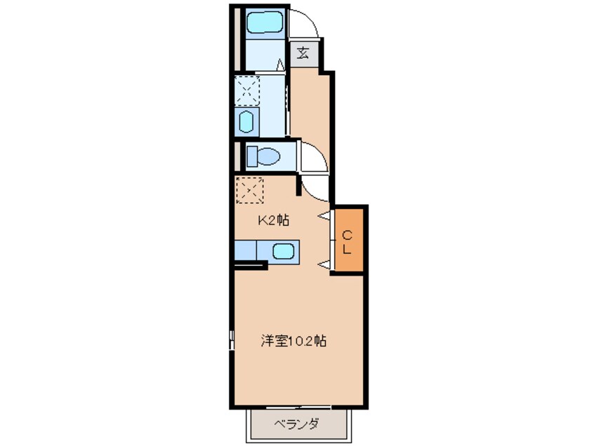 間取図 カーサ・ティエラ　Ｂ棟