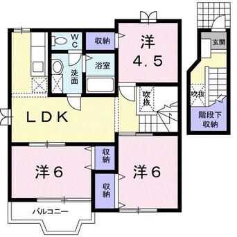 間取図 ソレイユ・ルヴァン　Ａ棟