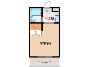 間取図 アベニュー小田