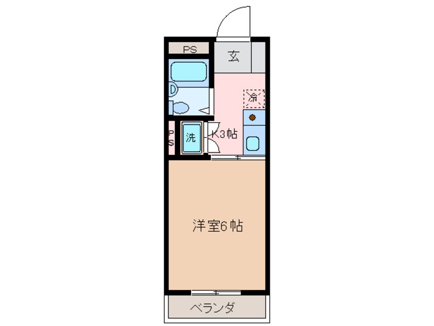 間取図 そうりょうハイツ