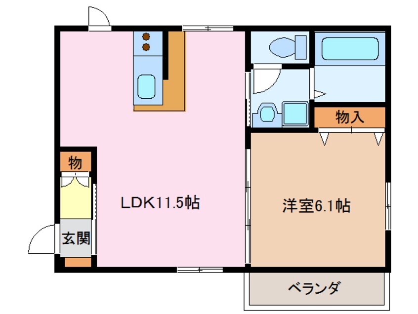 間取図 アスピラシオン伊勢