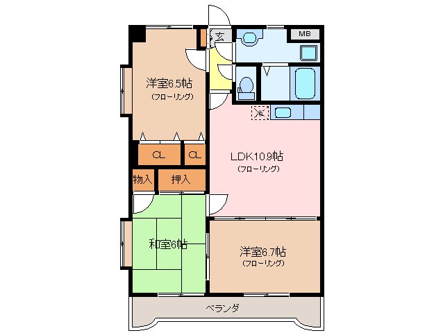 間取り図 ラフィネ神久