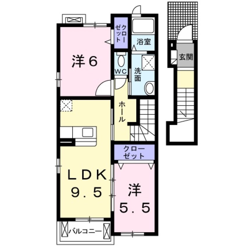 間取図 フリーダム　Ⅱ