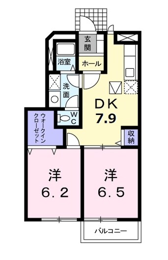 間取図 タートルクレイン　Ａ棟