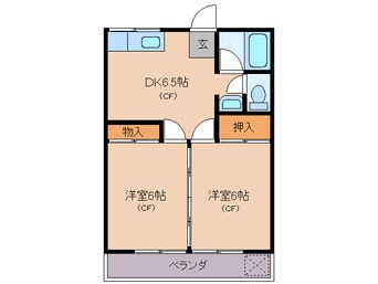 間取図 メゾン松鶴