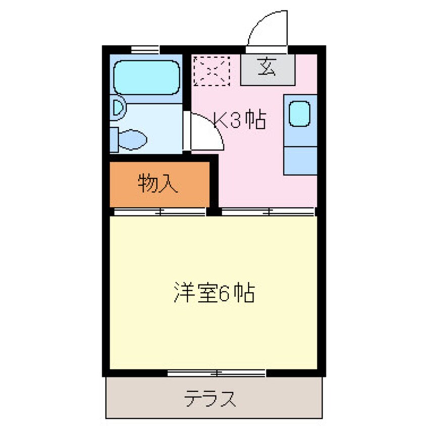 間取図 ブセナテラス