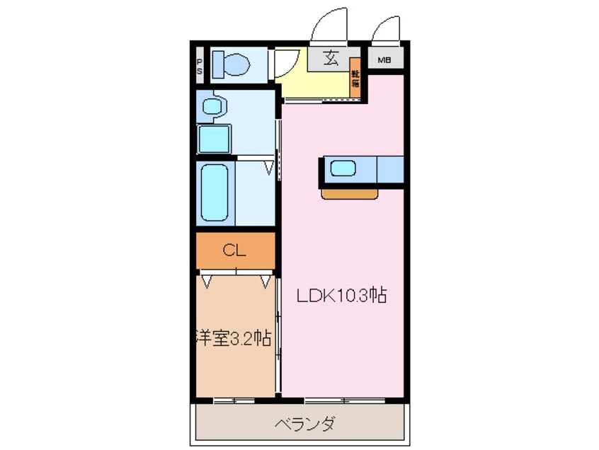 間取図 La　mia　casa