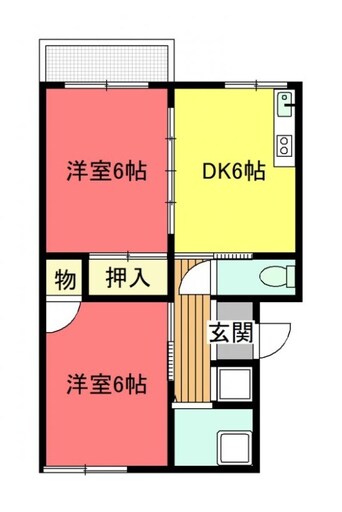 間取図 宇治ハイツ