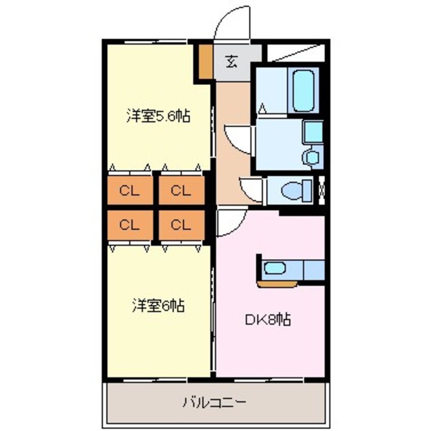 間取図 プレステージジン