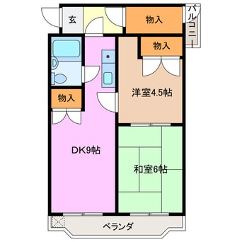 間取図 コスモマンション