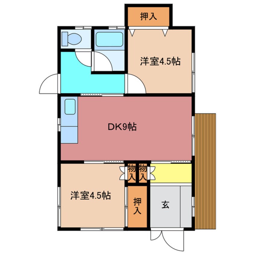 間取図 メゾンアンピール