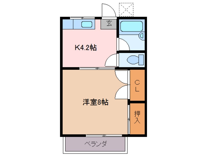 間取図 リベラル明野