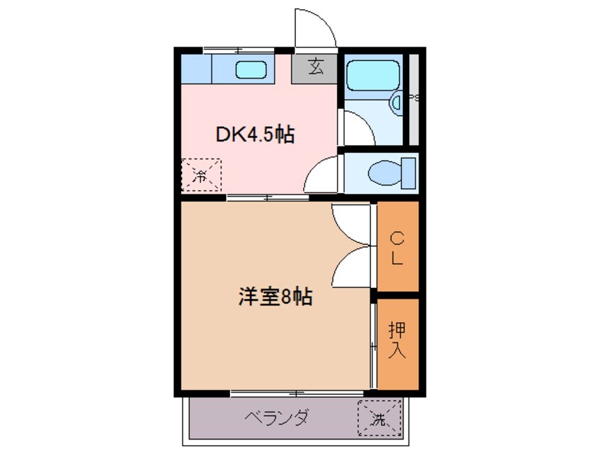 間取図 リベラル明野