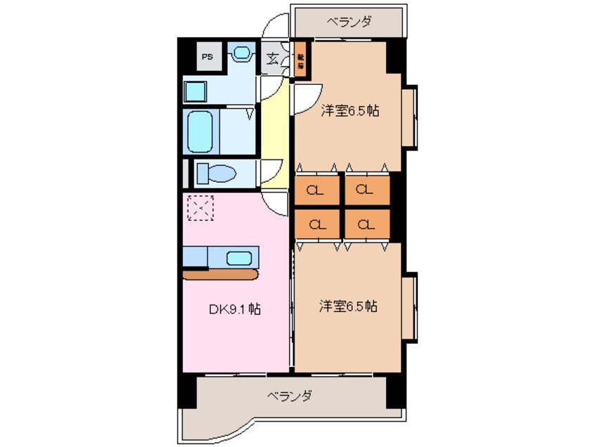 間取図 ファイブアイランドⅢ