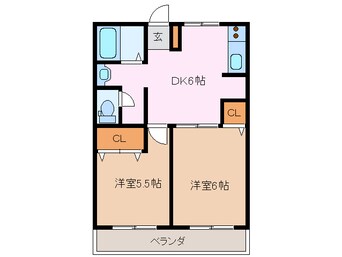 間取図 アフィニティーＡ