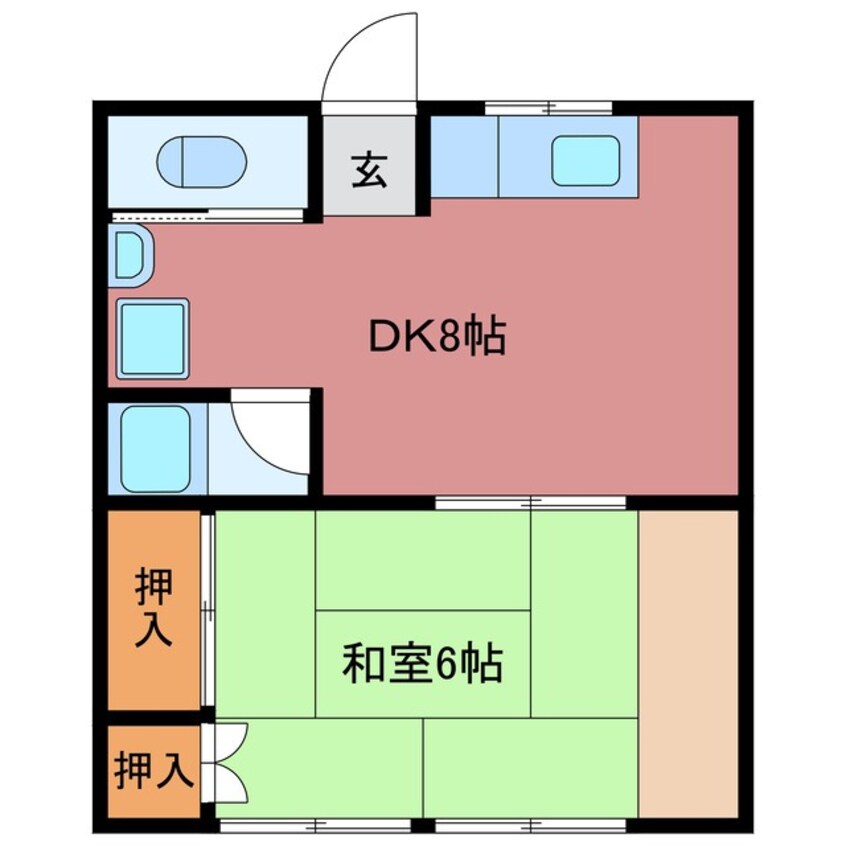 間取図 ツインビーテラス波切