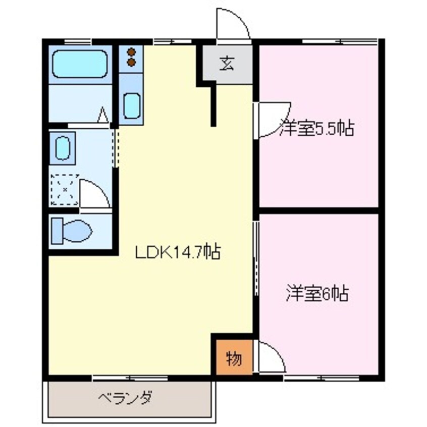 間取図 エンディングシティ