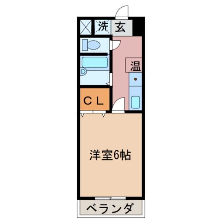 間取図 パルテンザ松阪２