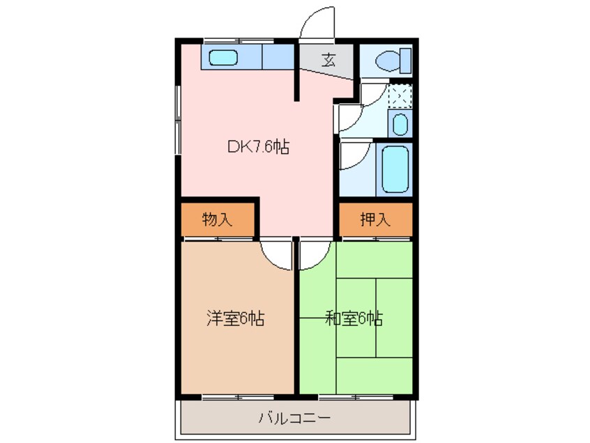 間取図 サンハイツ