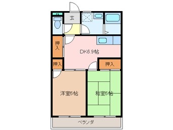 間取図 ひまわりハイツ