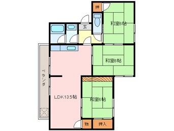 間取図 ハイタウンきよみず