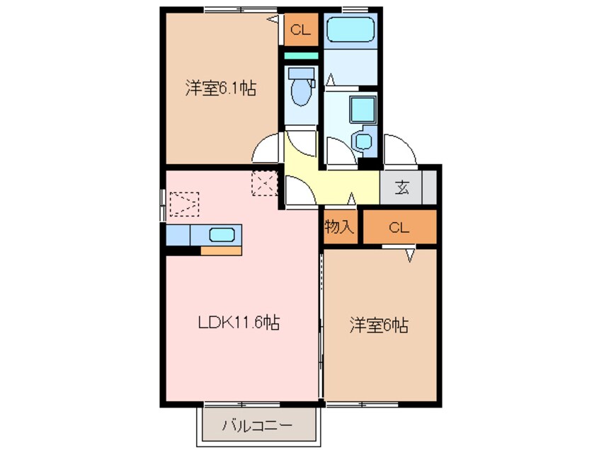 間取図 春夏秋冬　夏