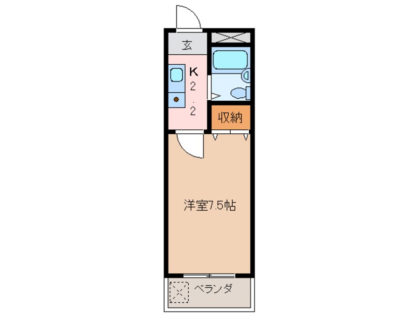 間取図 ハーベスト久保