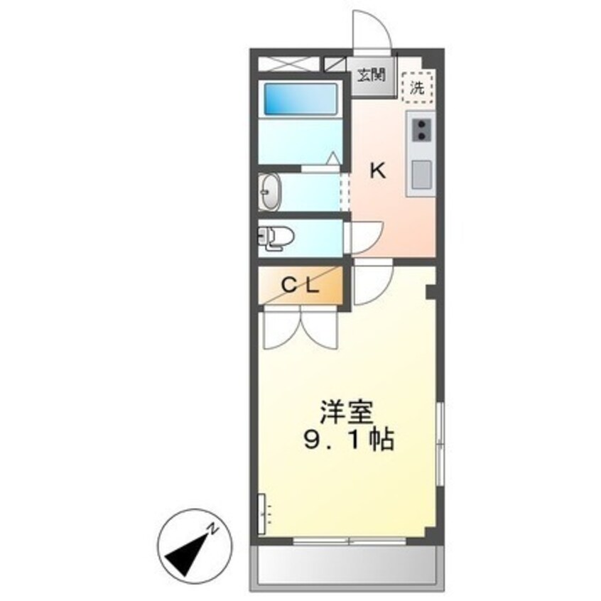 間取図 Grandoll春日