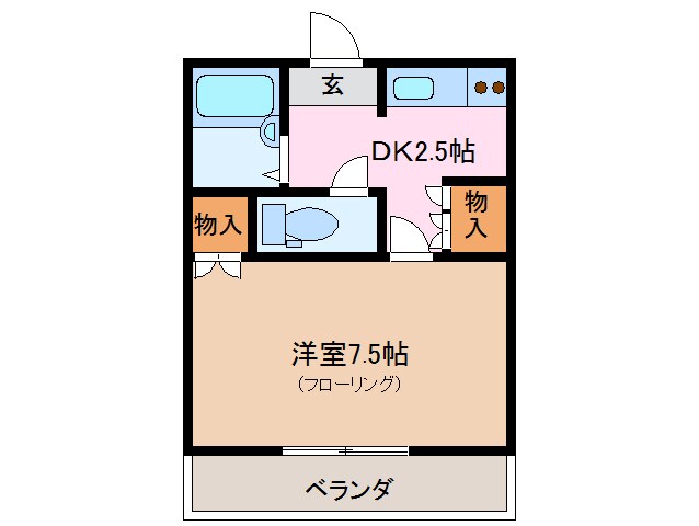 間取り図 ガラシアTAMAKI