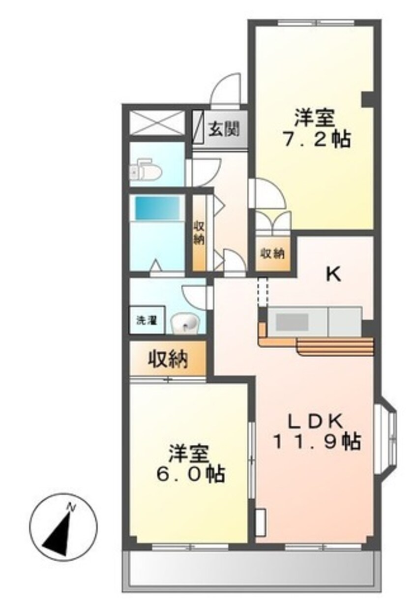 間取図 グリーンシャトー