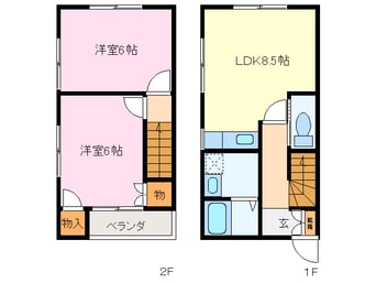 間取図 コーポサンライズ