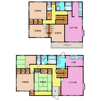 間取図 中林町二世帯住宅