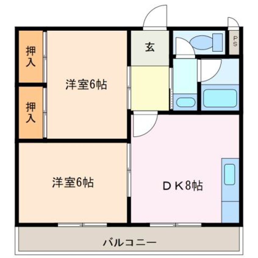 間取図 コンフォート道海