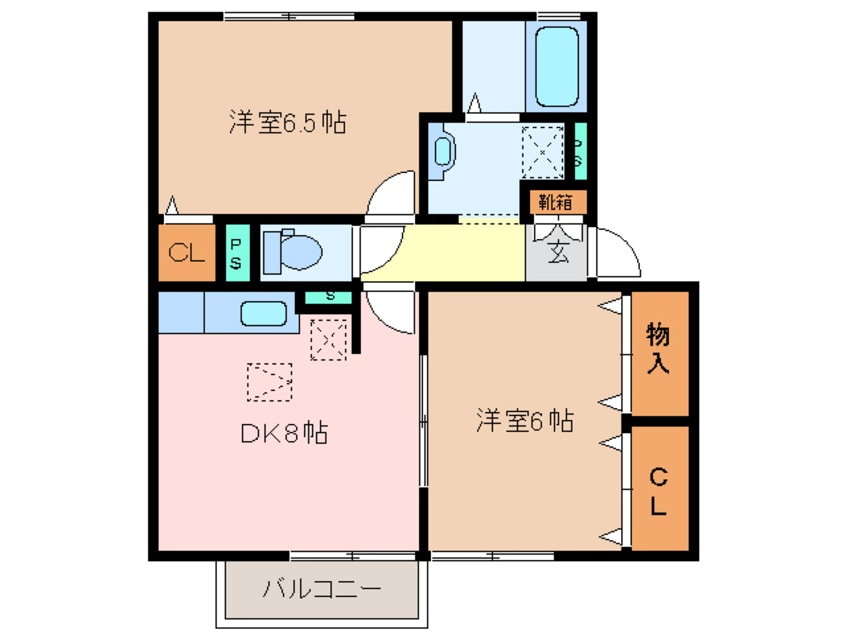 間取図 コスモスハウス　Ｄ