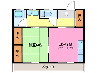 間取図 横井マンション