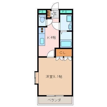 間取図 フルスパッセンＢ