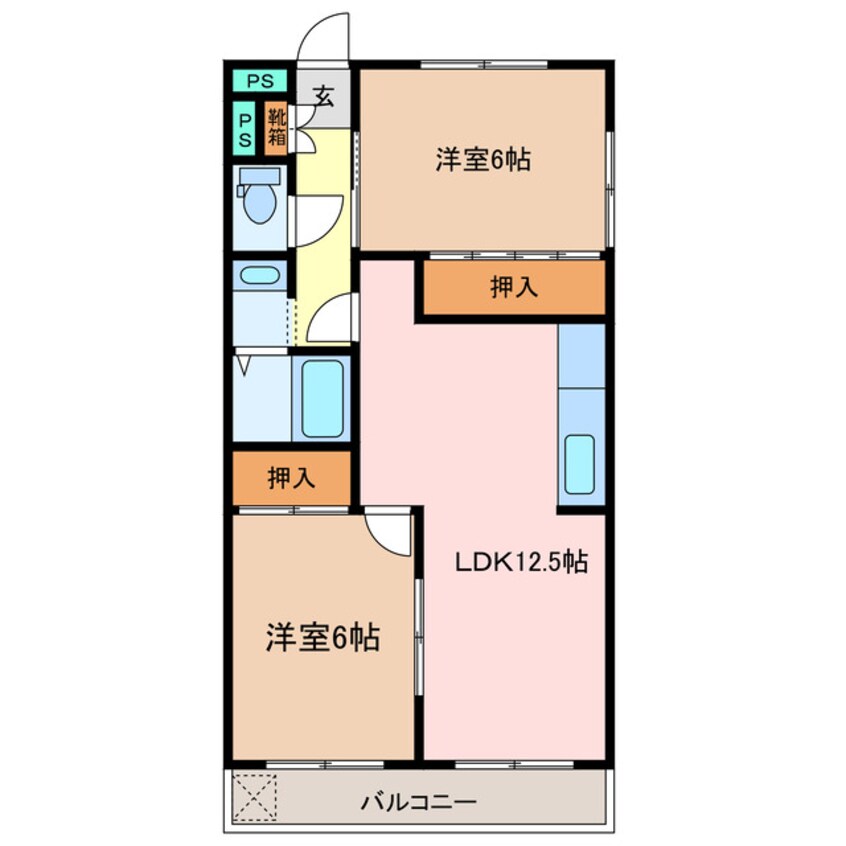 間取図 ヴィラNOA駅部田