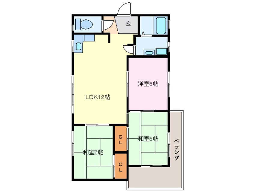 間取図 新屋ビル