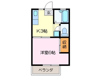 間取図 ジュネスよこわ