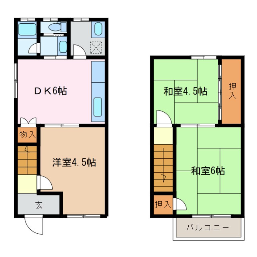 間取図 第二さくらアパート