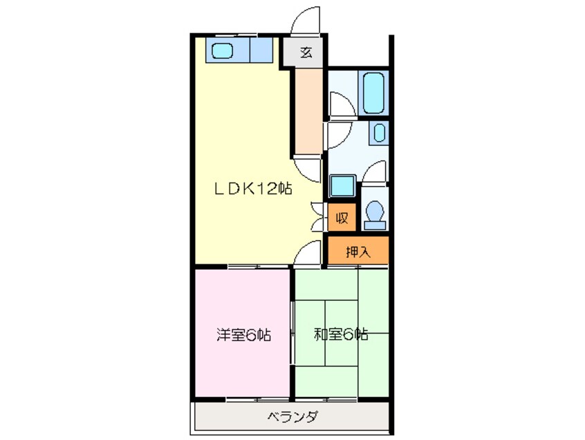 間取図 マンションルイール　21