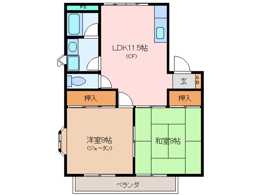 間取図 シルバーハイツ久保