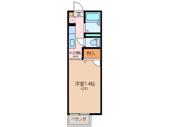 間取図 メゾンこにし　Ａ