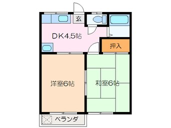 間取図 サザンハイツ　パートⅡ