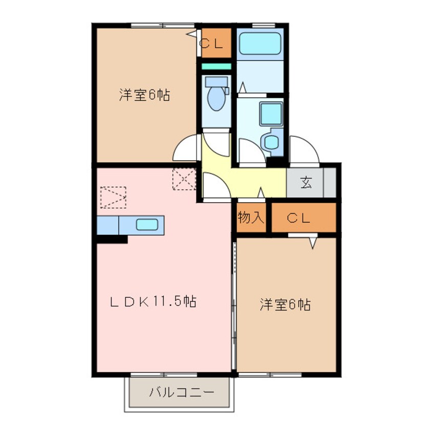 間取図 春夏秋冬　夏