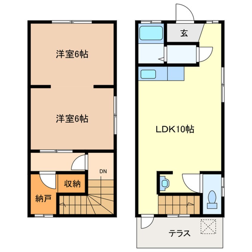 間取図 コーポサンライズ