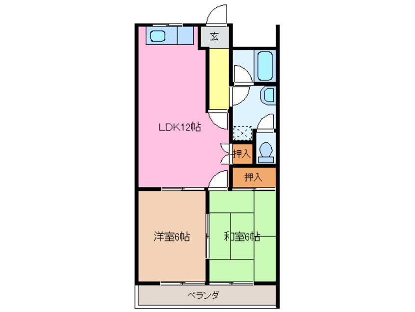 間取図 マンション　ルイール　21