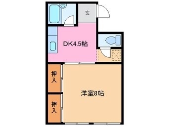 間取図 エーデルハイム中川