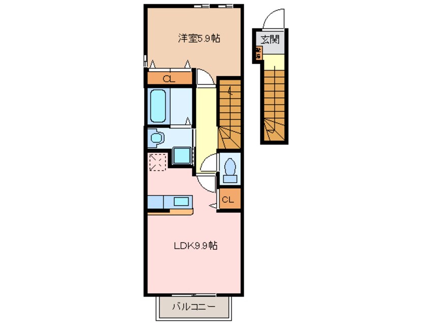 間取図 プリーマＫ　Ⅱ